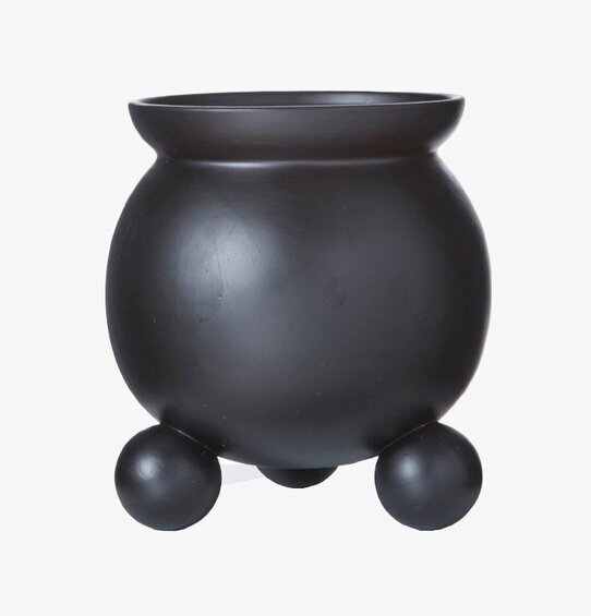 Kruka Anya M Svart från Wikholm Form med unika kulben