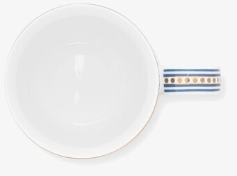 Bild av elegant mugg med geometriskt mönster