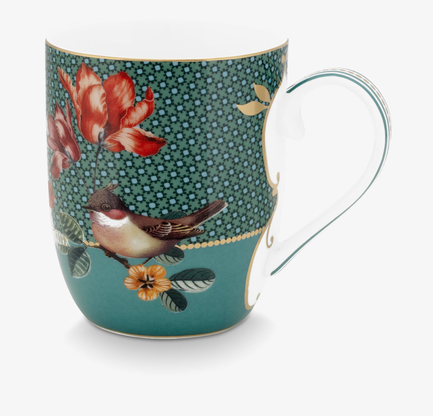 Mugg Winter Wonderland Bird Green Small - Pip Studio