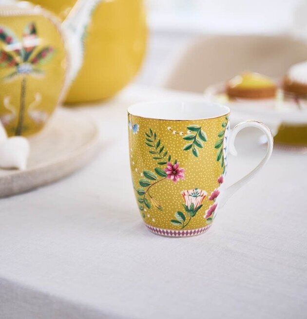 Mugg La Majorelle Yellow Large - Pip Studio från PIP Studio