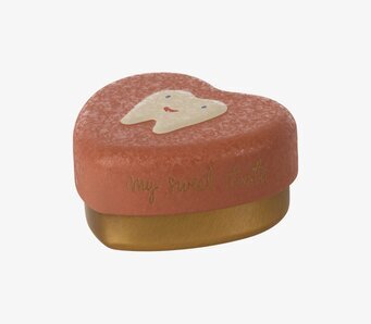 Bild av charmig hjärtformad plåtburk för barnrum