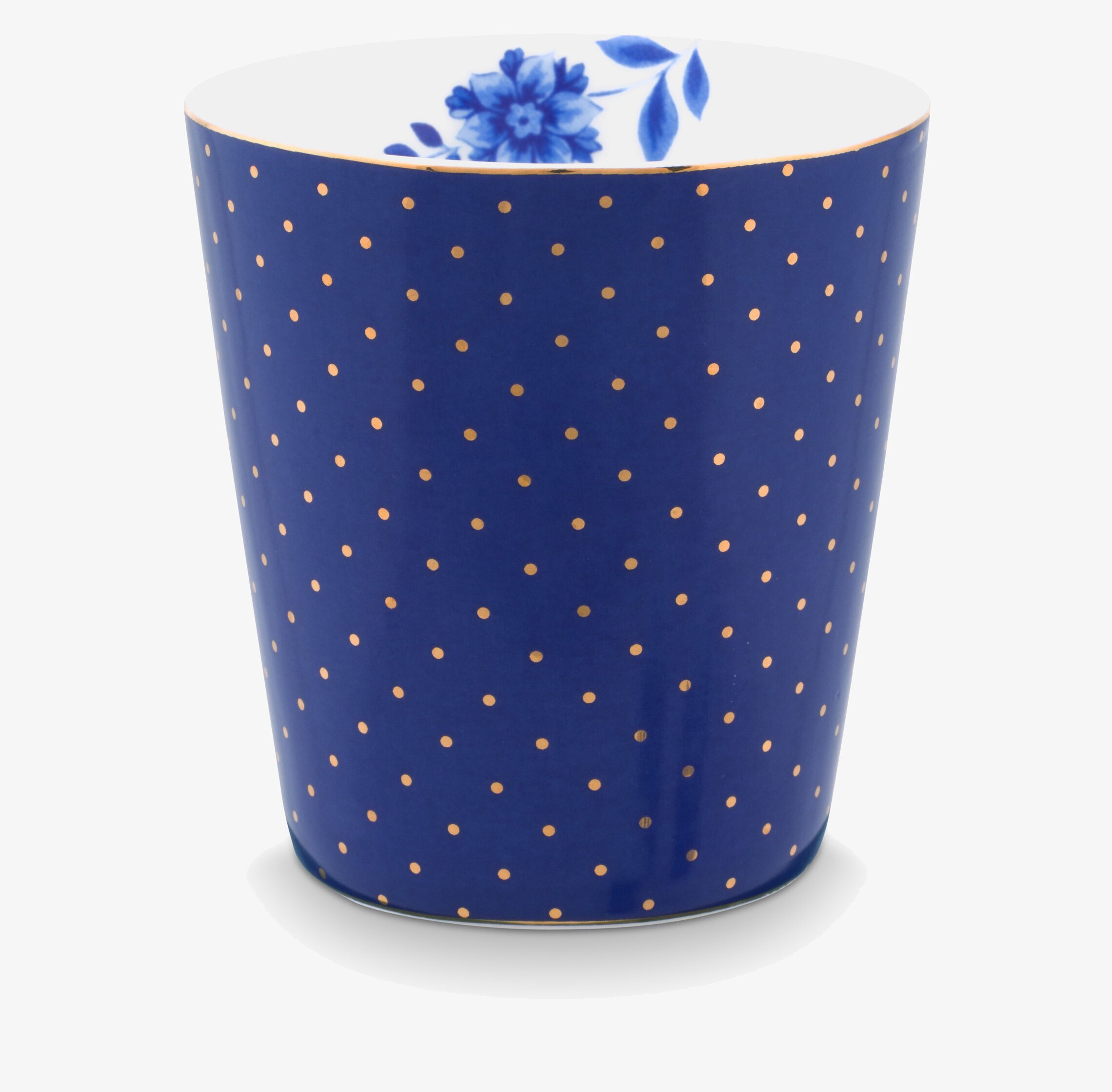 Royal Dots Mugg & Fat Blå - PiP Studio på vit bakgrund