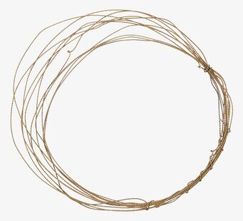 Bild av elegant gyllene metalltråd för hantverk