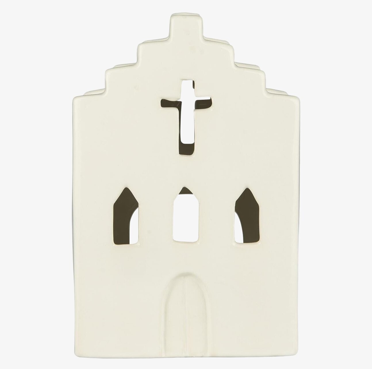 Ljuslykta Kyrka Stillenat Creme från IB Laursen i cremefärg