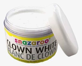 Bild av vit ansiktsfärg för kreativa makeup-projekt