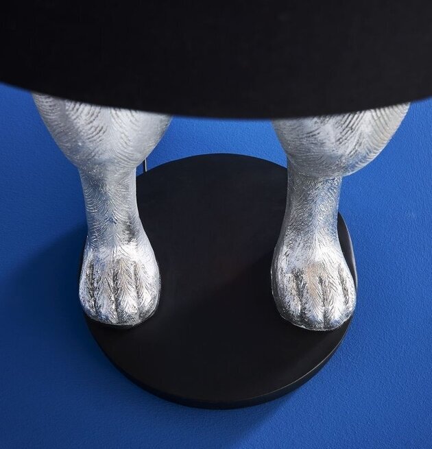 Golvlampa Hiding Rabbit Silver/Svart från Werner Voss