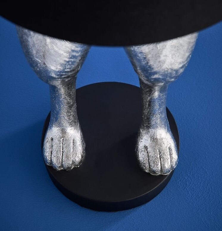 Bordslampa Hiding Bunny Silver/Svart från Werner Voss