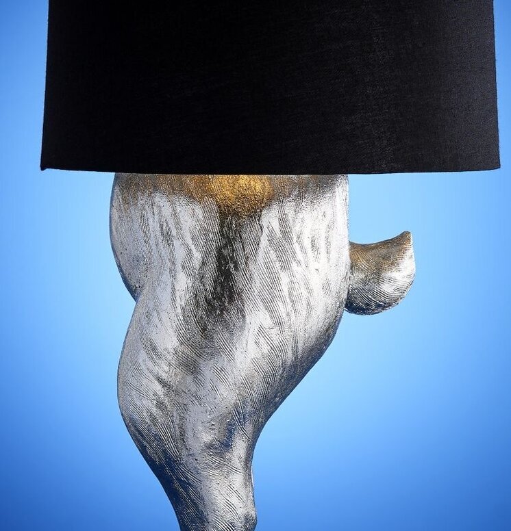 Bordslampa Hiding Bunny Silver/Svart från Werner Voss