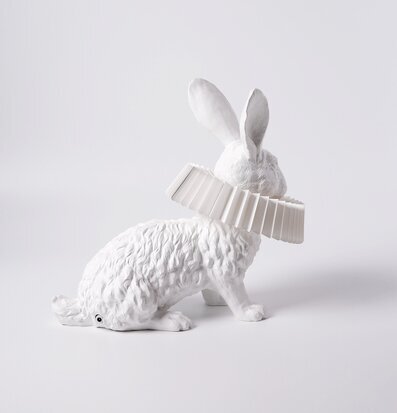 Foto av unik bordslampa med kaninform och elegans