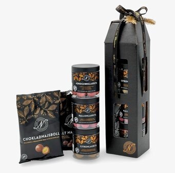 Bild av eleganta förpackningar och delikatesser