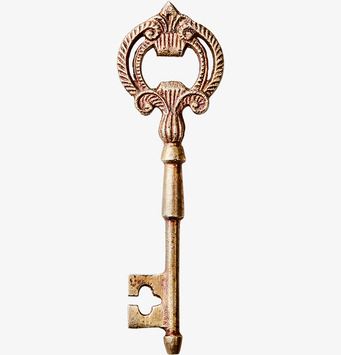 Bild av elegant antikinspirerad flasköppnare i mässing