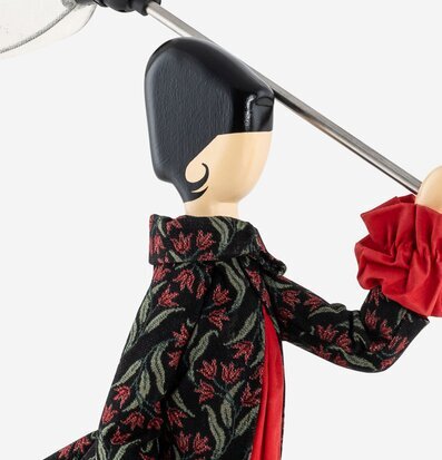 Bild av unik bordslampa med konstnärlig design