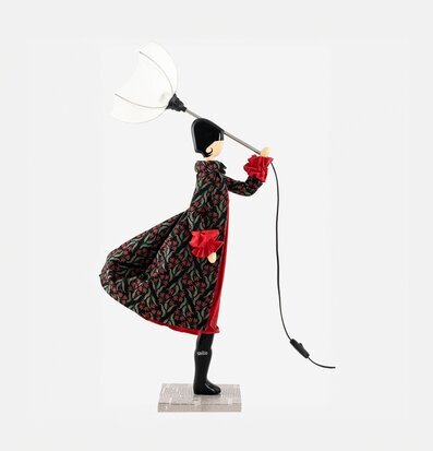 Bild av unik bordslampa med skulptural design