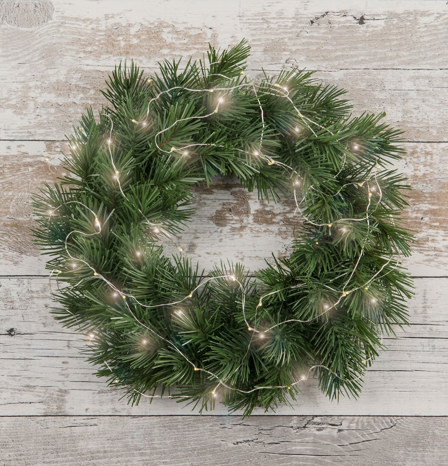 Ledslinga Varmvit 50 Ljus från A Lot Decoration på krans