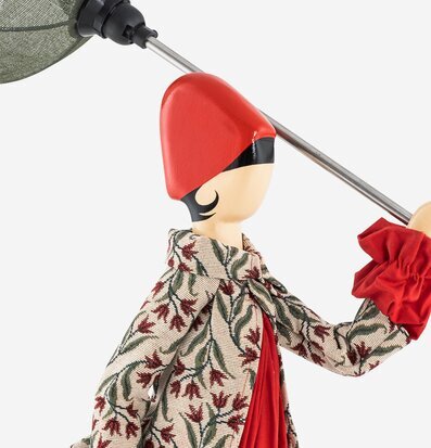 Bild av unik bordslampa med konstnärlig design