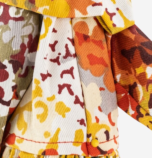 Bordslampa Rey från Skitso med färgstark mönstrad skärm