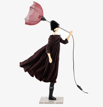 Bild av konstnärlig bordslampa med elegant design