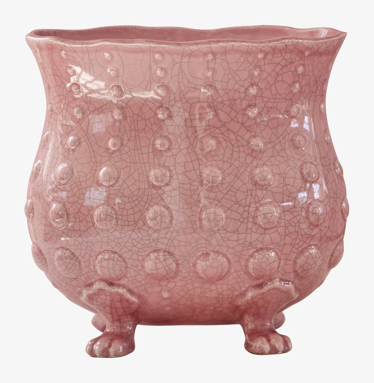 Keramikvas XL Tassar Rosa från Rice med unik design