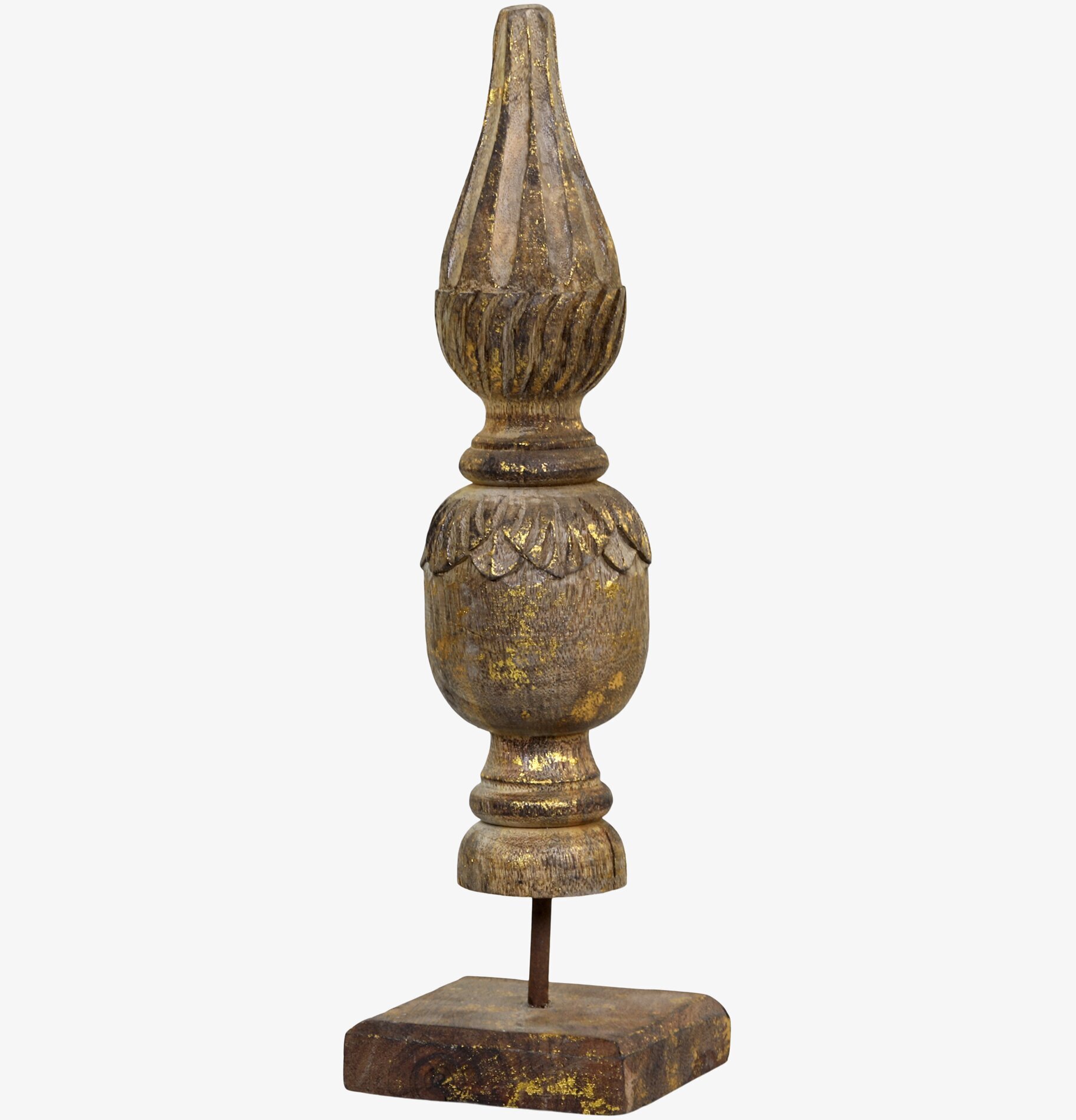 Dekor På Fot Natur/Guld H32cm från Chic Antique på hylla