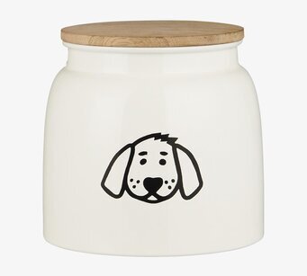 Bild av stilren och praktisk förvaringsburk för hundmat