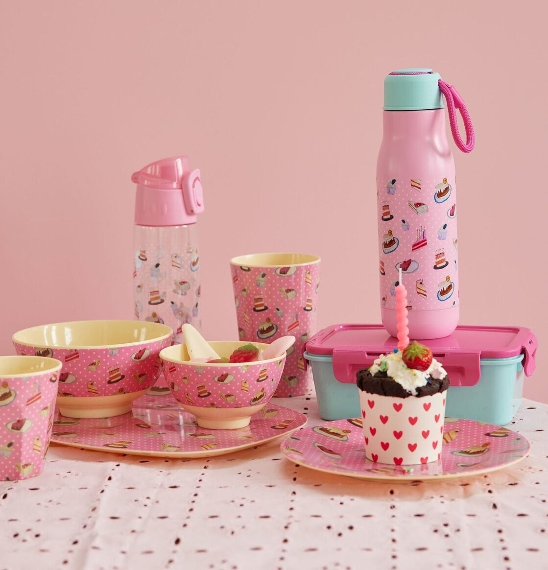 Liten Skål Sweet Cake Print från Rice med färgglatt mönster