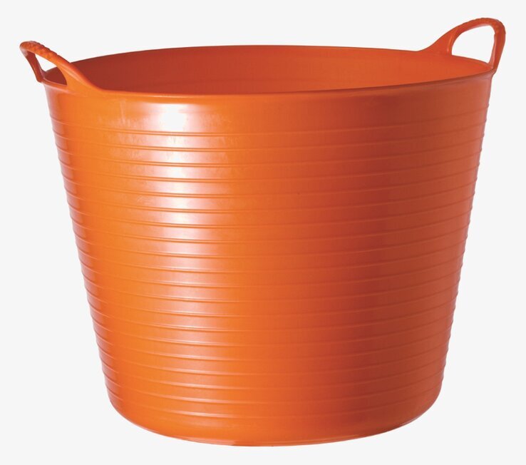 Tubtrugs Förvaringshink Orange från Tubtrugs på vit bakgrund