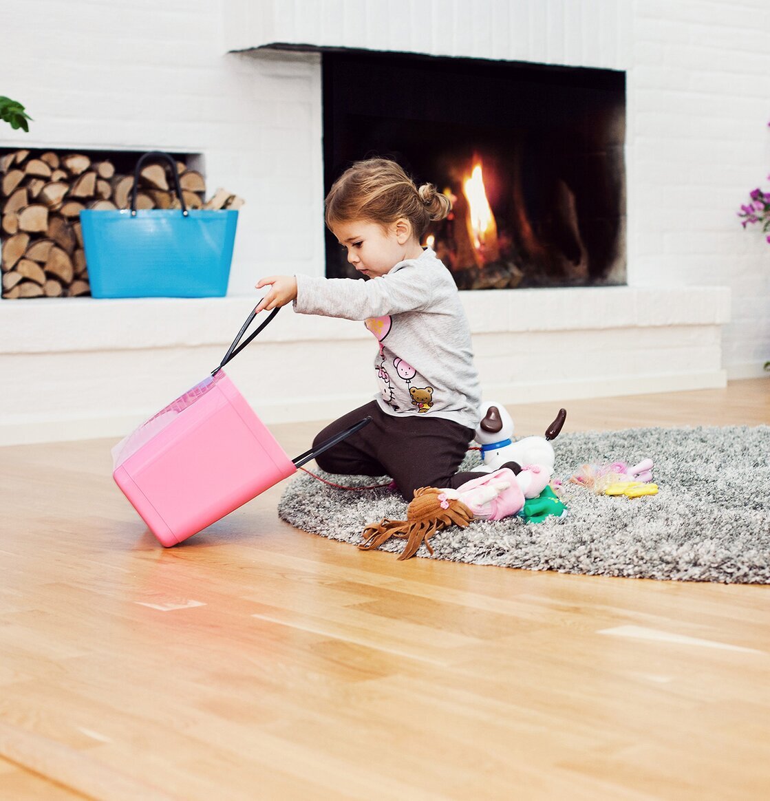 Väska Hinza Rosa från Hinza i en barnvänlig miljö