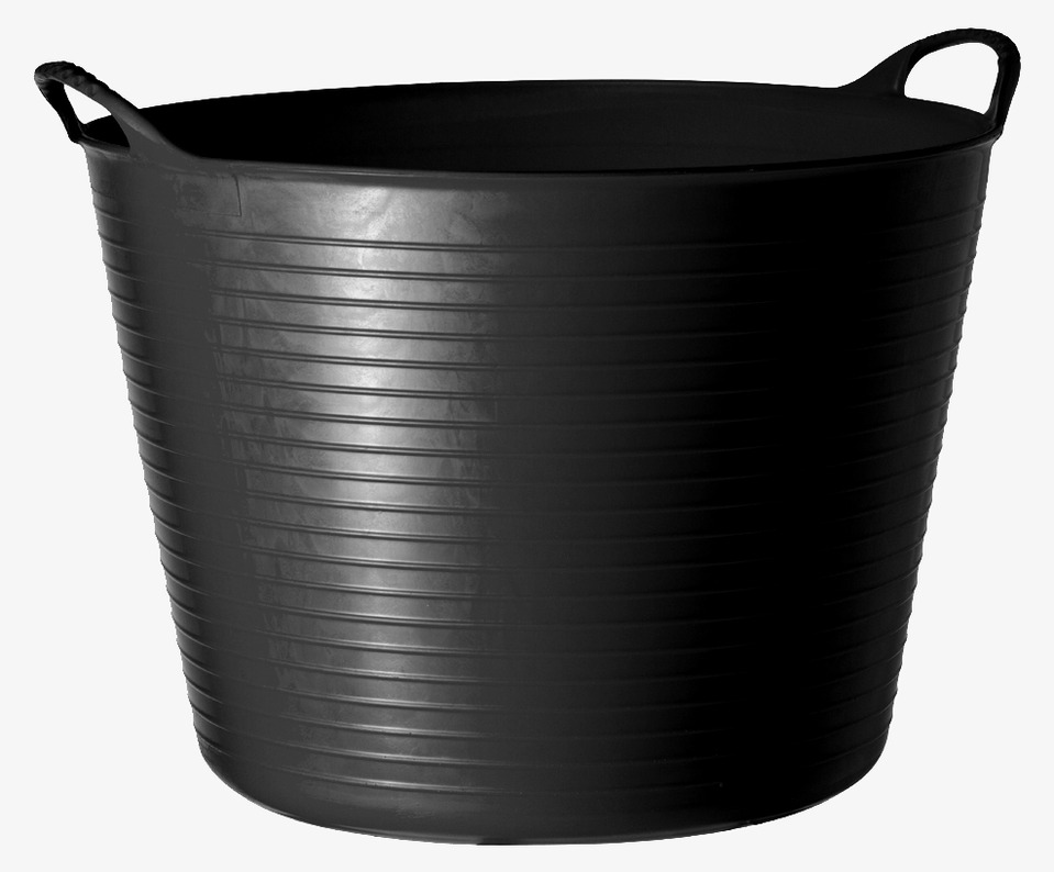 Tubtrugs Förvaringshink Svart från Tubtrugs i svart plast