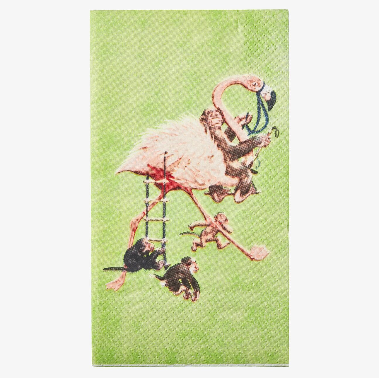 Lunchservetter 20-Pack från Rice med apor och flamingo