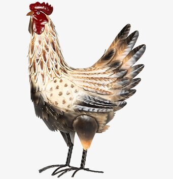 Bild av unik höndekoration i metall och naturliga färger