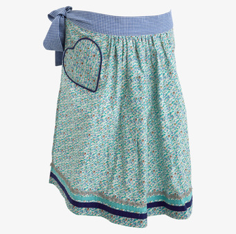 Bild av färgglatt förkläde med retro och charmig design