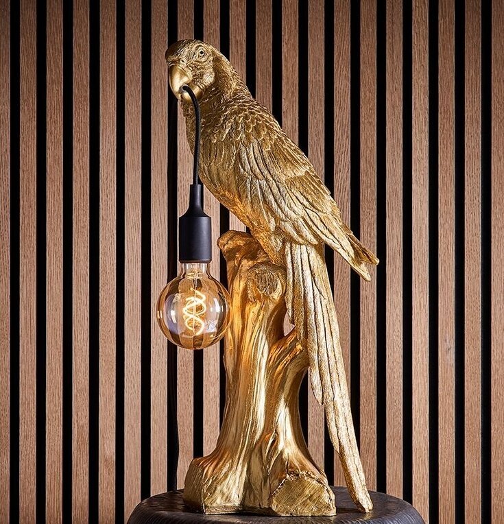 Bords/golvlampa Timmy Antikguld från Werner Voss