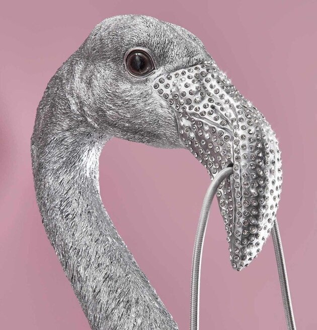 Vägglampa Flamingo Tiffany Silver XL från Werner Voss