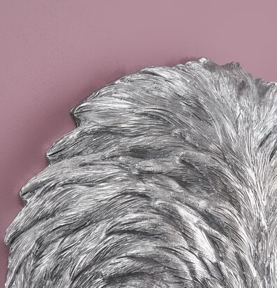 Bild av stilfull vägglampa med silverfinish