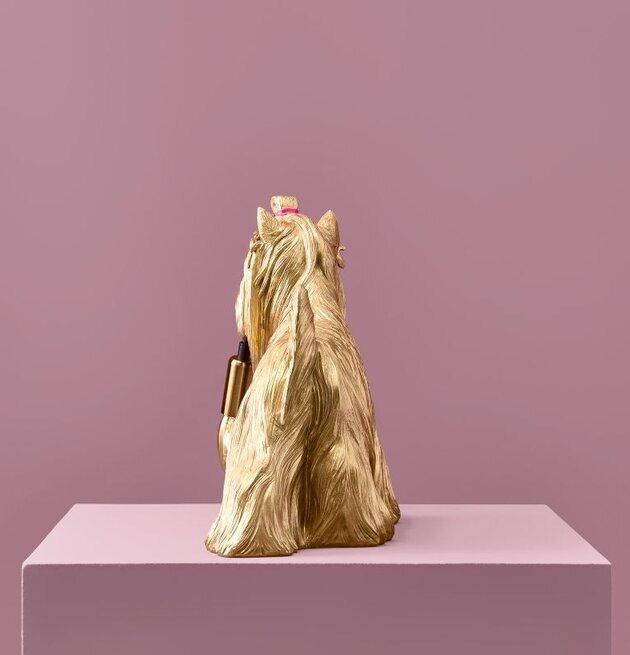 Bordslampa Daisy Guld från Werner Voss formad som en hund