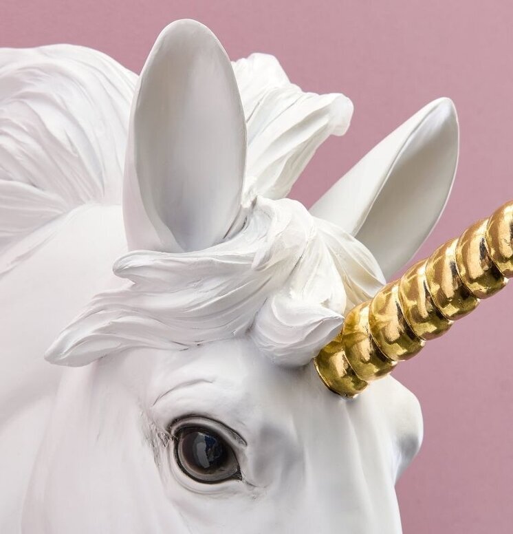 Vägglampa Unicorn Vit/Guld från Werner Voss mot rosa vägg