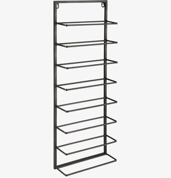 Foto av minimalistiskt vinställ för väggmontering