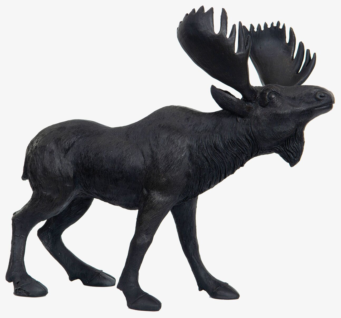 Älg Brun/Svart Poly från A Lot Decoration, detaljrik staty