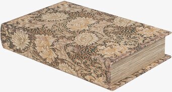 Bild av elegant boklåda med blommigt mönster