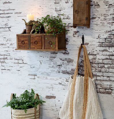 Bild av rustik inredning med vintage och naturinslag