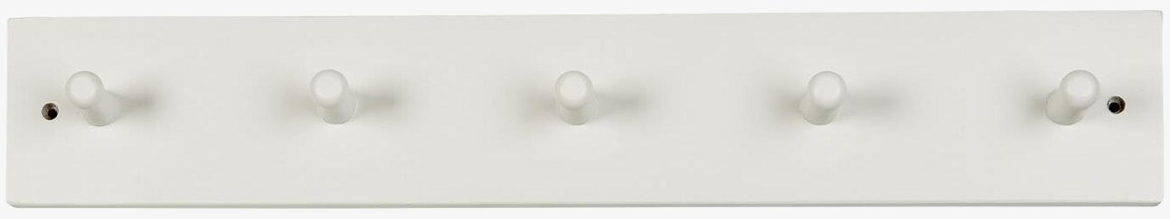 Klädhängare 5 Krokar Vit från IB Laursen på neutral vägg