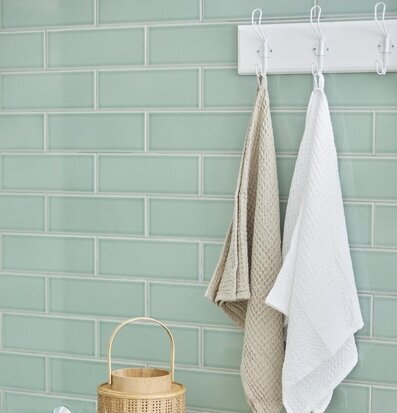 Foto av stilfullt badrum med harmonisk inredning