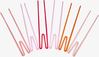 Bild av färgglada och funktionella ätpinnar i solfjäder