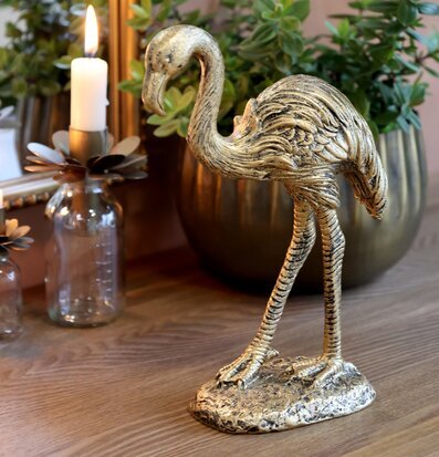 Bild av elegant skulptur i antik mässing och grönt