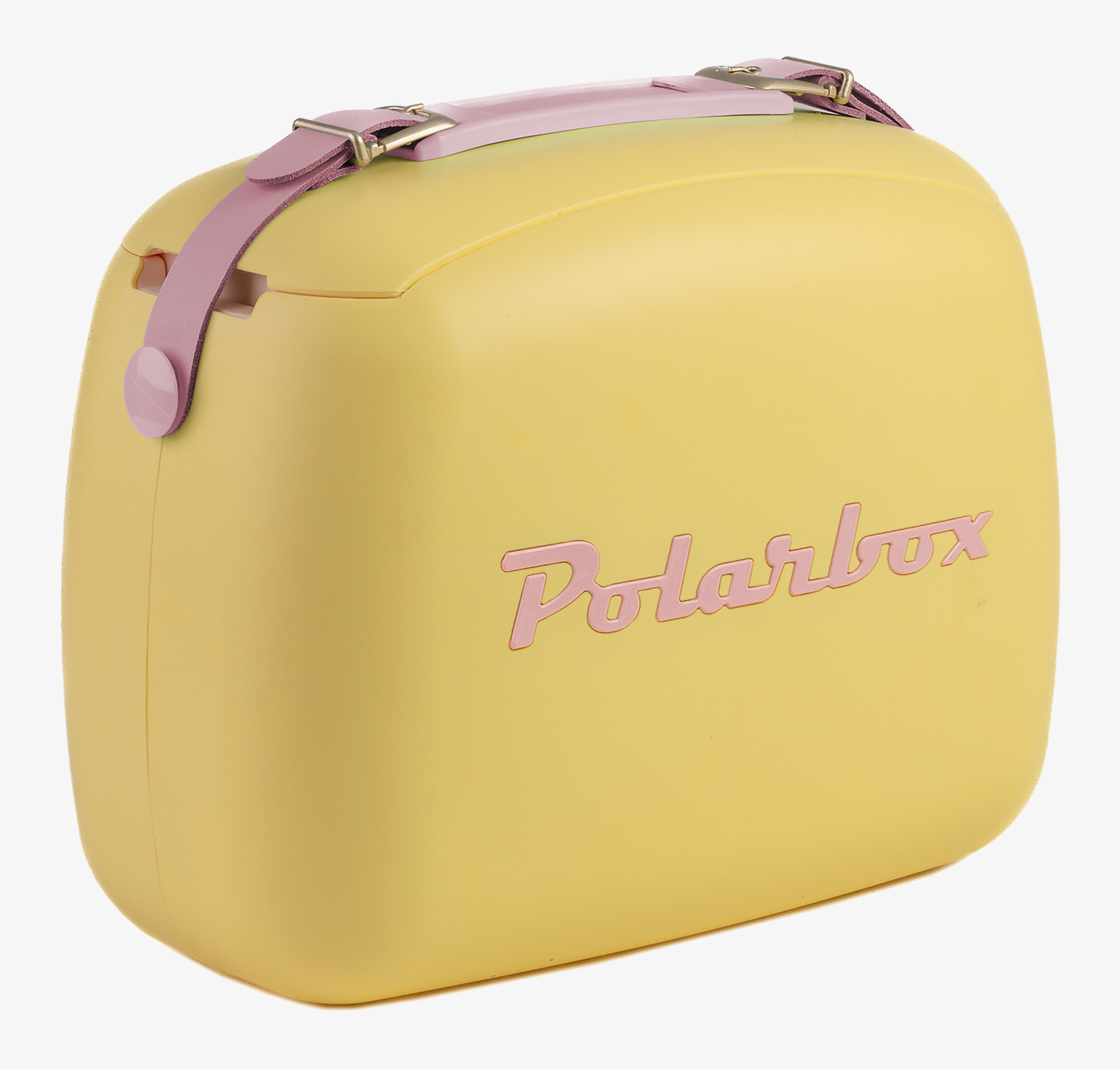 Kylväska POP 6 Liter Gul från Polarbox med rosa detaljer