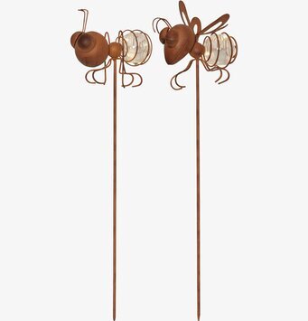 Bild av dekorativa solcellsfigurer för trädgården