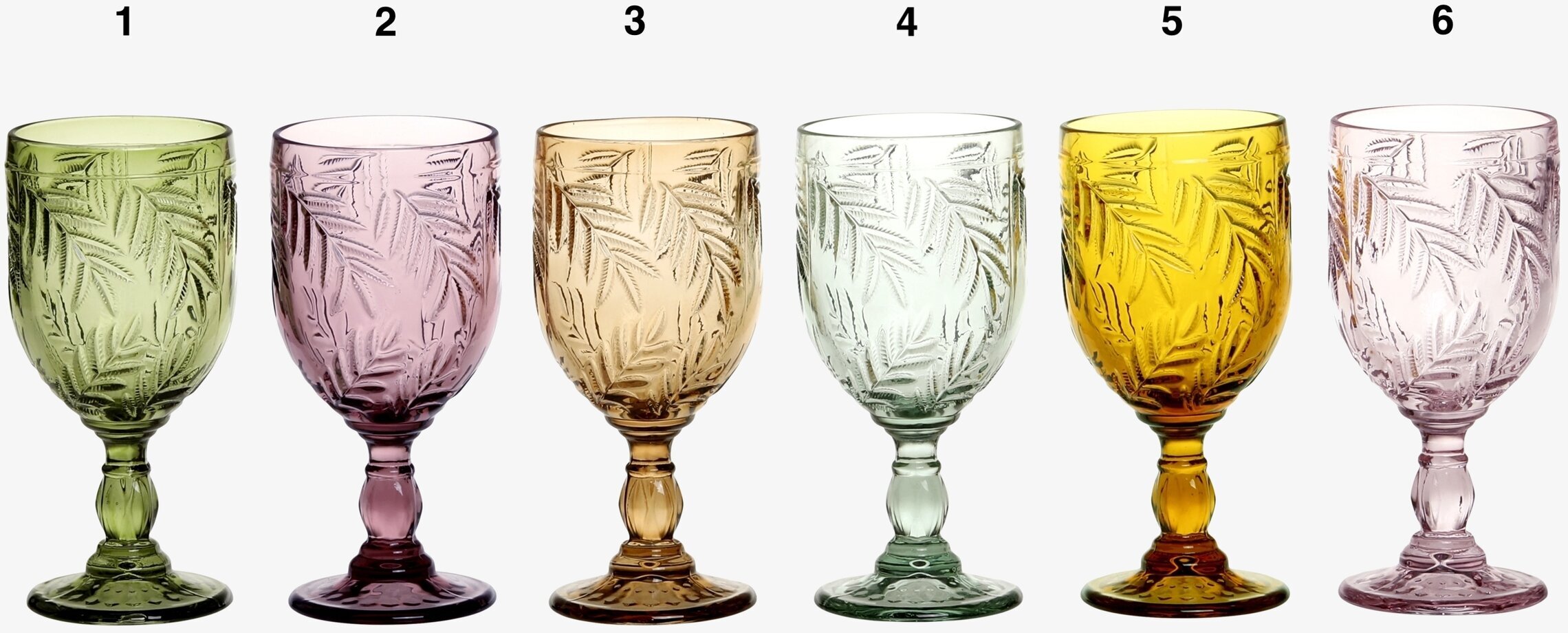 Saint-Émilion Vinglas från Chic Antique i olika färger