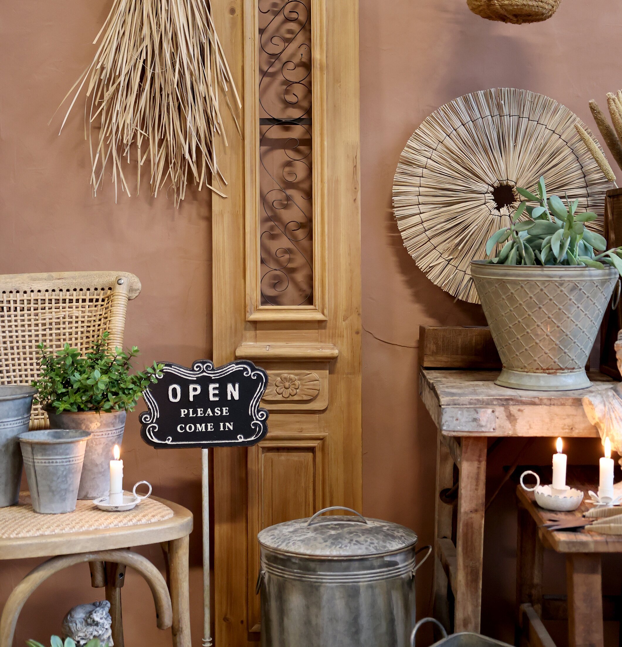 Trädekoration Med Smidesdetaljer 2-pack från Chic Antique