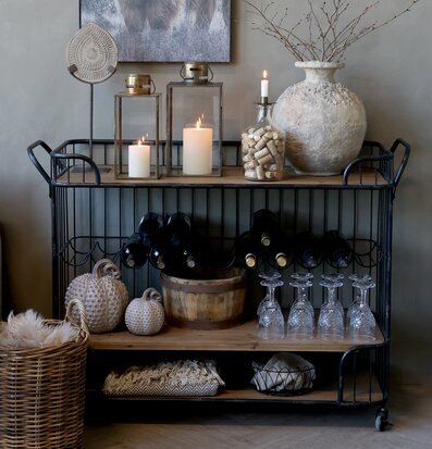 Bild av rustik postvagn med stil och funktionalitet