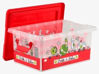 Bild av färgglad och praktisk medicinförvaringslåda